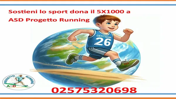 Il tuo 5×1000 per ASD Progetto Running: sostieni la passione che corre con noi