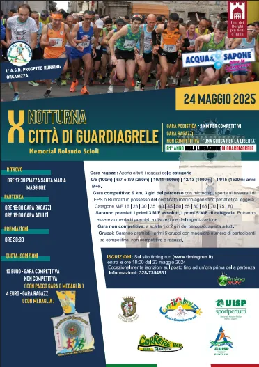 X Notturna di Guardiagrele: Il punto della situazione a un mese dalla partenza.