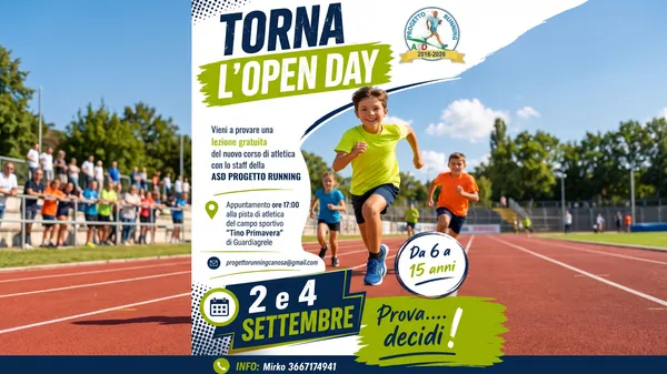 Open Day di Atletica Leggera: Scopri i Nuovi Corsi per Ragazzi